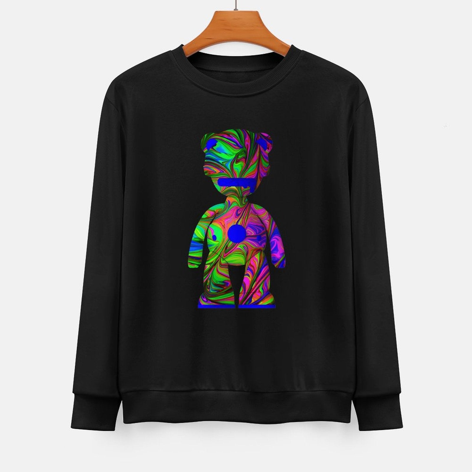 Long Sleeve With Front PatternCrisp Print Heat-Transfer